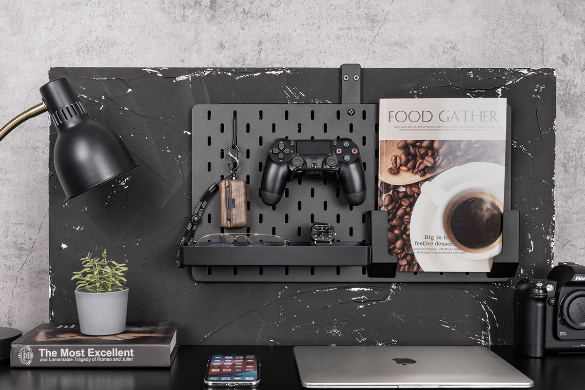 CLAMP-ON ORGANIZATION BOARD